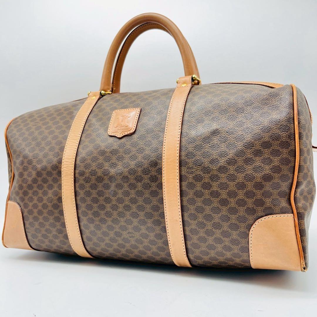 CELINE　セリーヌ ボストンバッグ マカダム柄 M13 ヴィンテージ