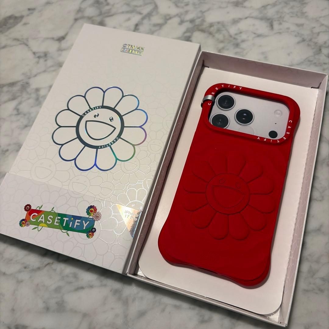 【村上隆 x CASETiFY】FLOWERS BLOOM RED