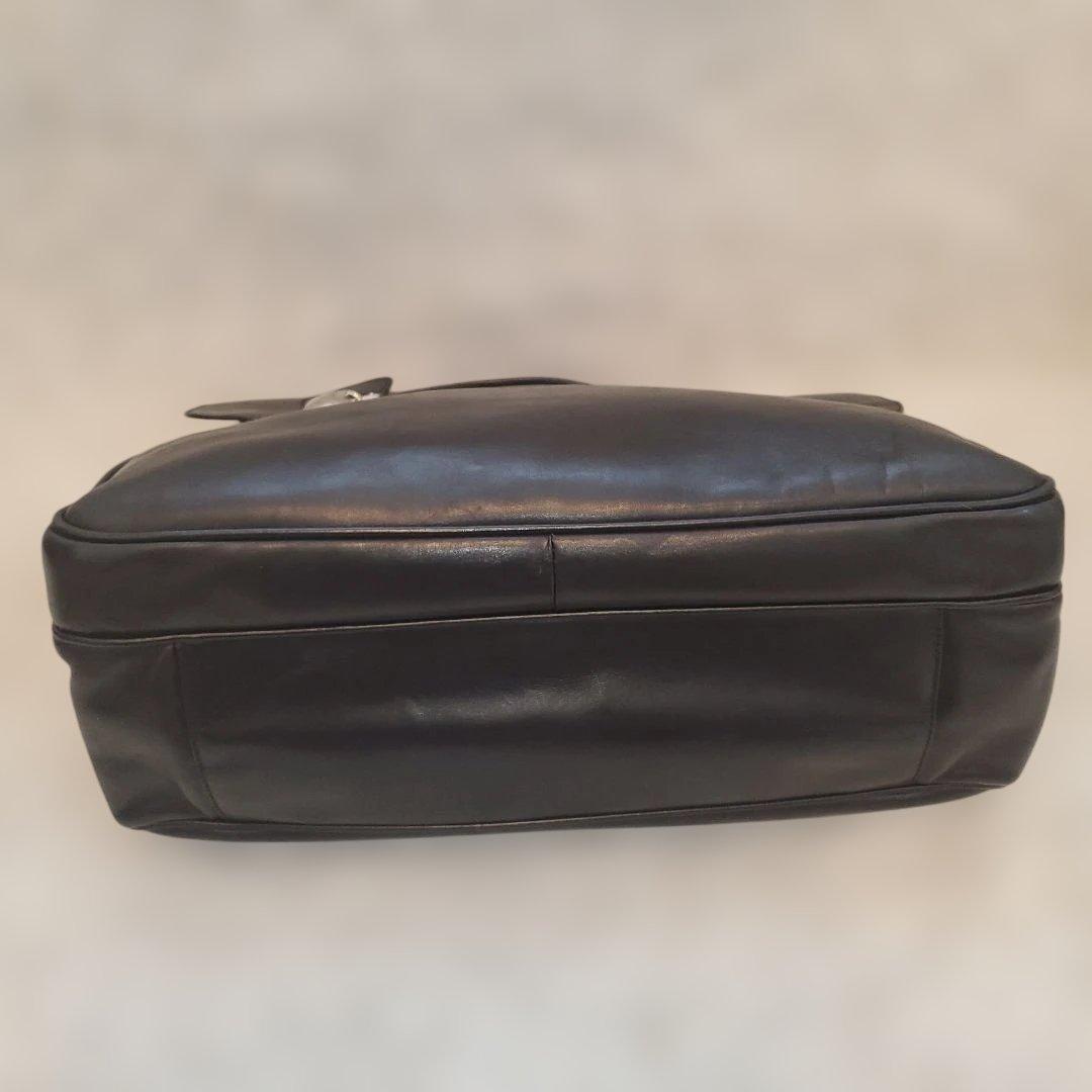 ⭐美品⭐PRADA オールレザー ブリーフケース ドクターバッグ 黒