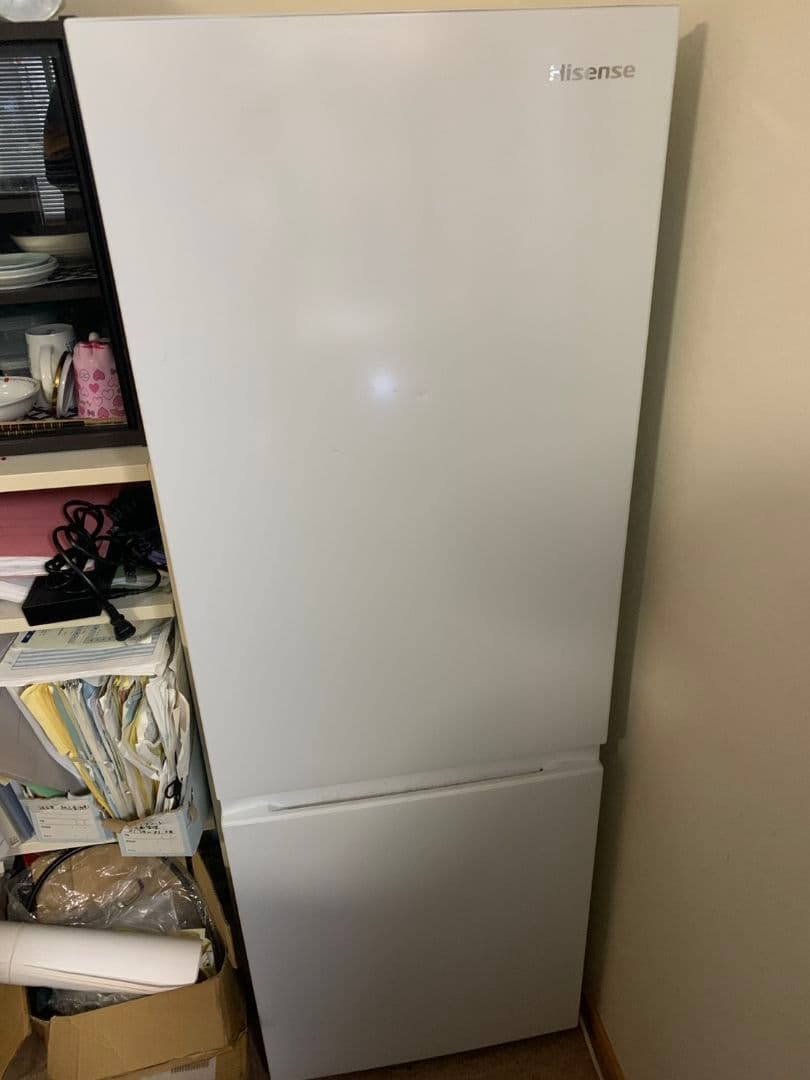 長崎発　Hisense ノンフロン冷凍冷蔵庫 HR-D1701W　引取限定　美品
