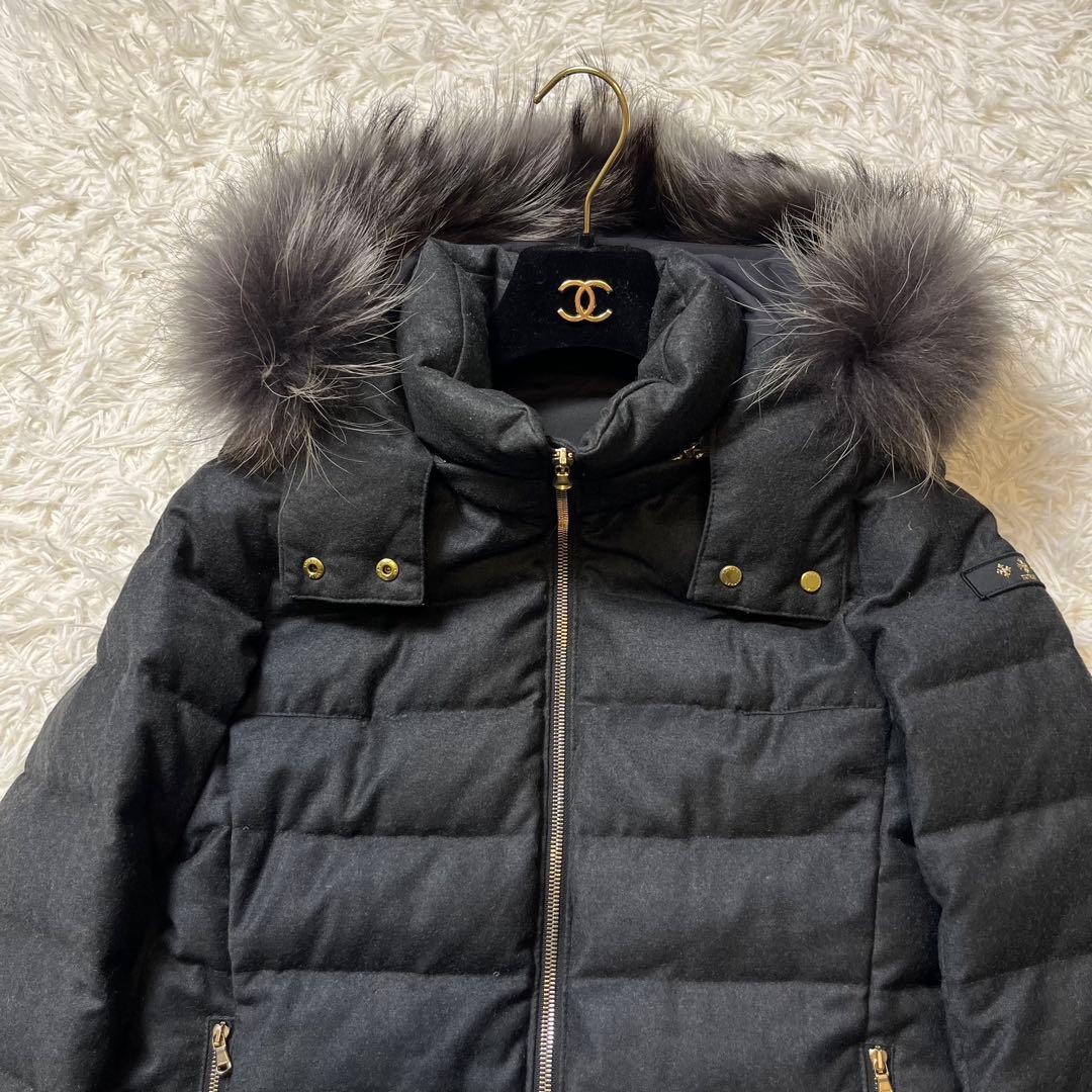 p様　TATRAS ラヴィアナ ファーダウンジャケット Aライン　S