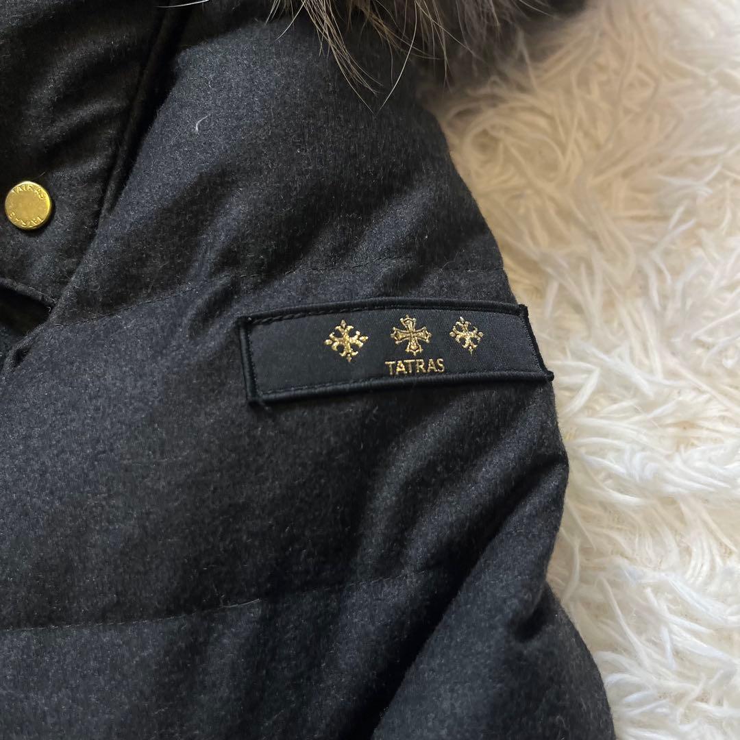 p様　TATRAS ラヴィアナ ファーダウンジャケット Aライン　S