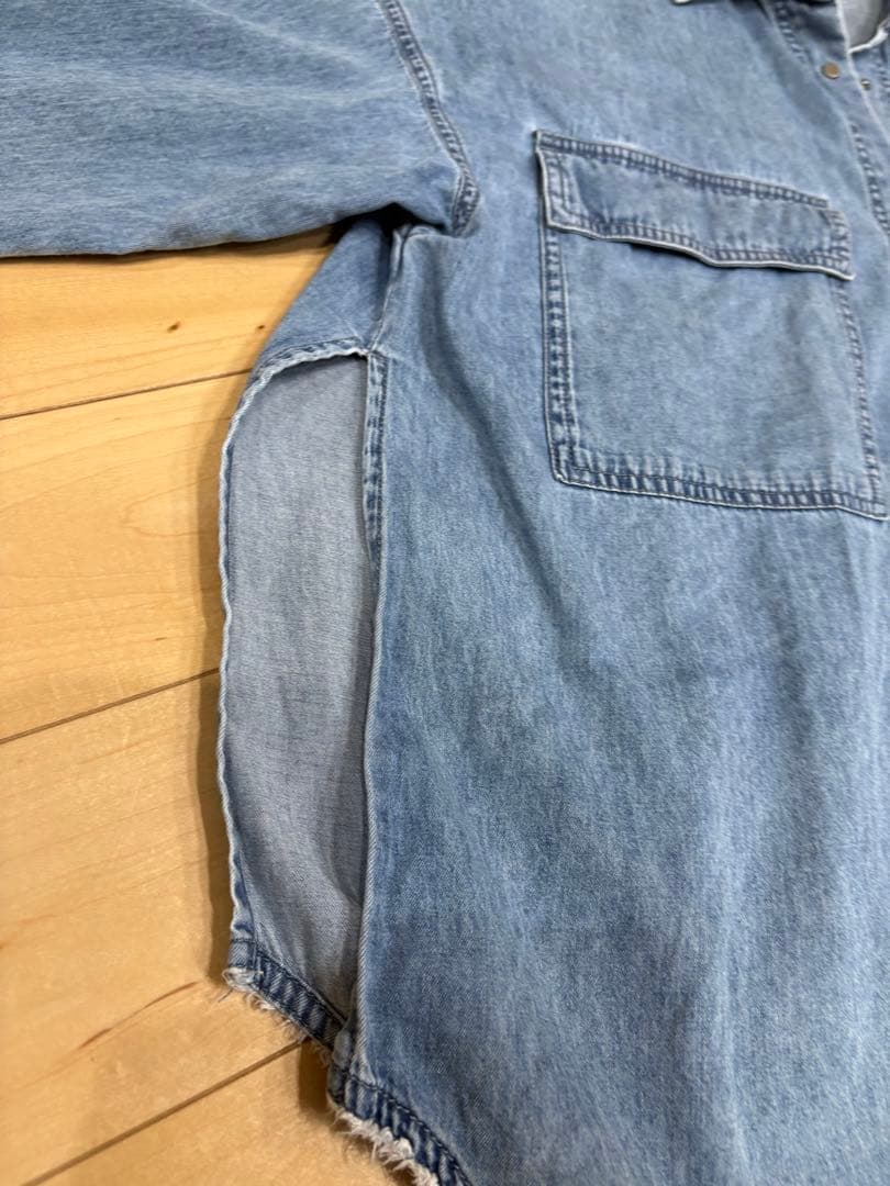 美品BEARDSLEYビアズリーFRIPIER ライトデニム　ダンガリー　シャツ