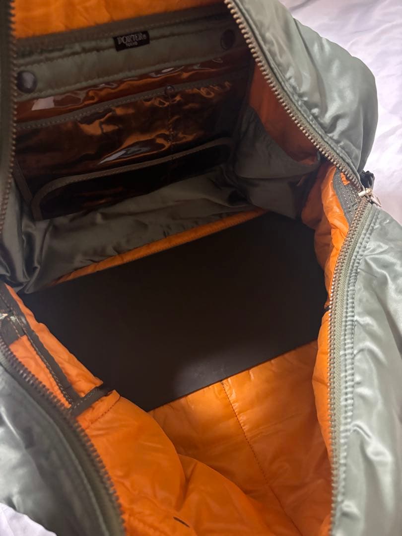 廃盤 希少 ポータータンカー ボストンバッグL ショルダーバッグ 大容量セージ