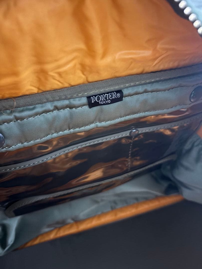 廃盤 希少 ポータータンカー ボストンバッグL ショルダーバッグ 大容量セージ