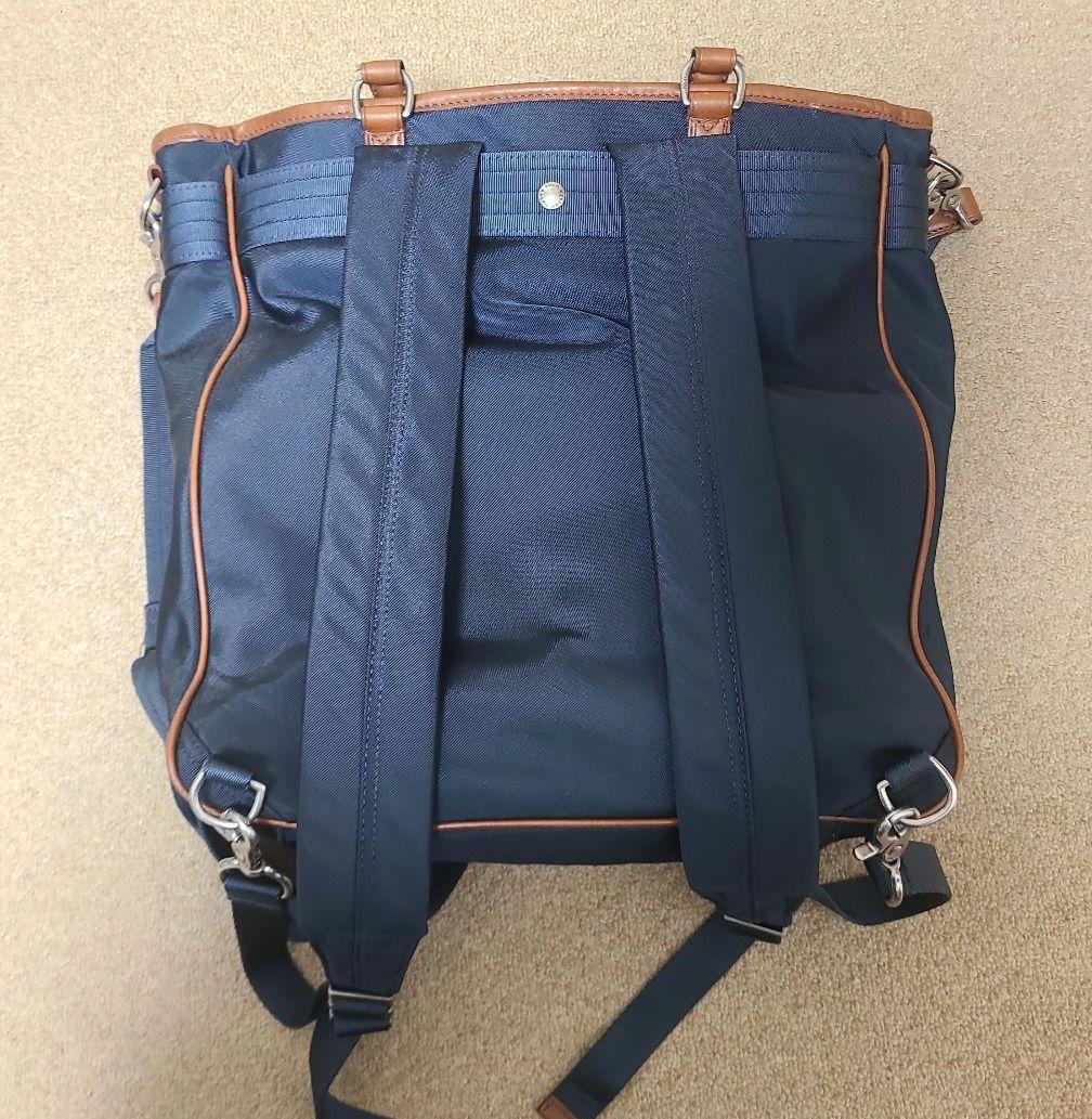 ラルフローレン ビジネスバッグ　トートバック　リュック　ナイロン　紺　2ウェイ