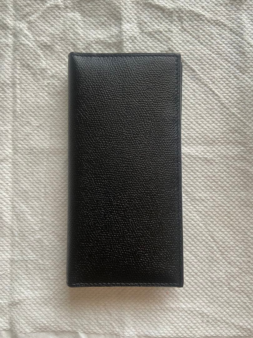 新品未使用　Valextra ブラック 長財布
