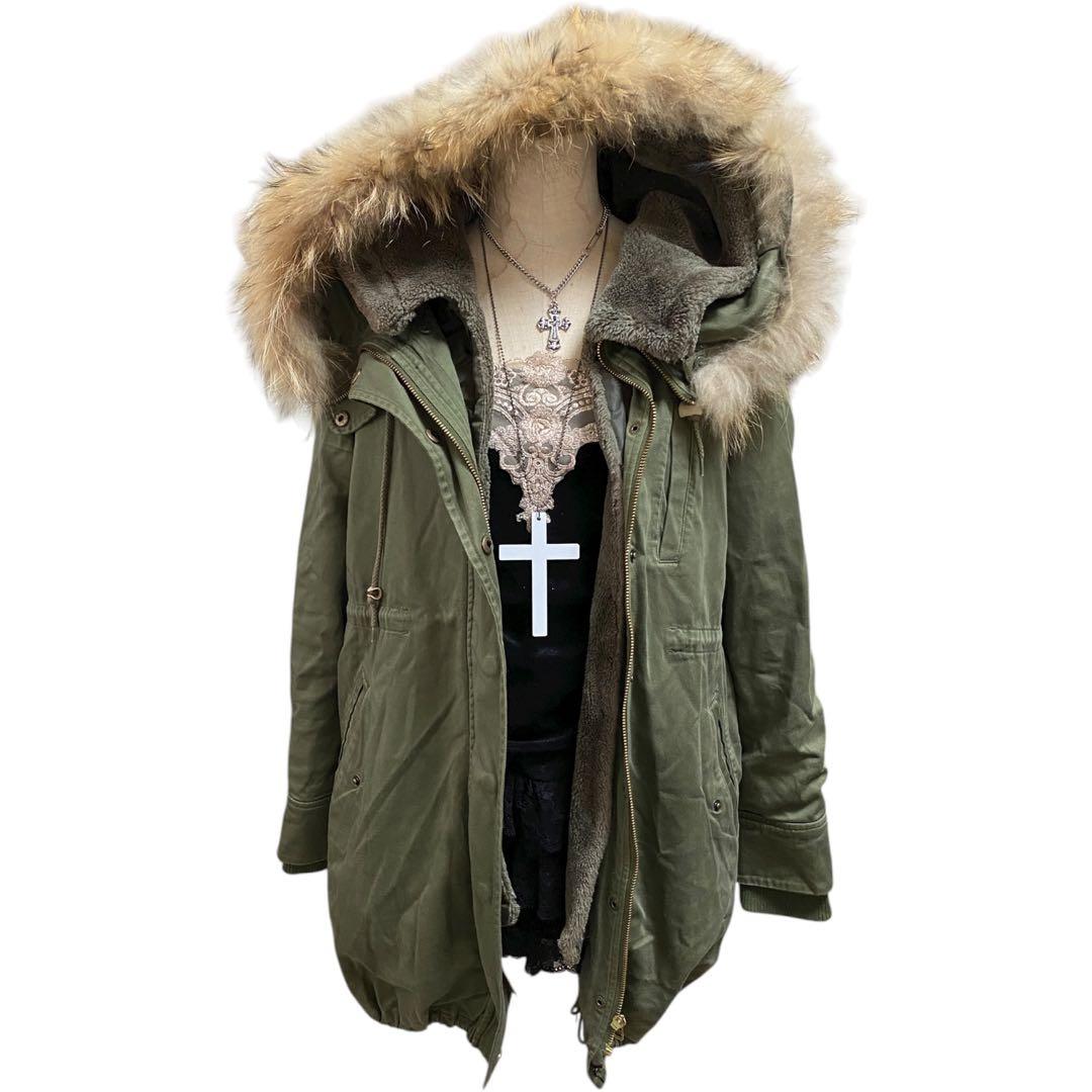 Y2K モッズコート ファー 平成ギャル archive ミリタリー お兄系