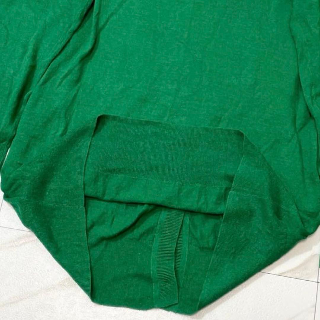 ヴィヴィアンウエストウッド レッドレーベル カーディガン コットンリネン 緑