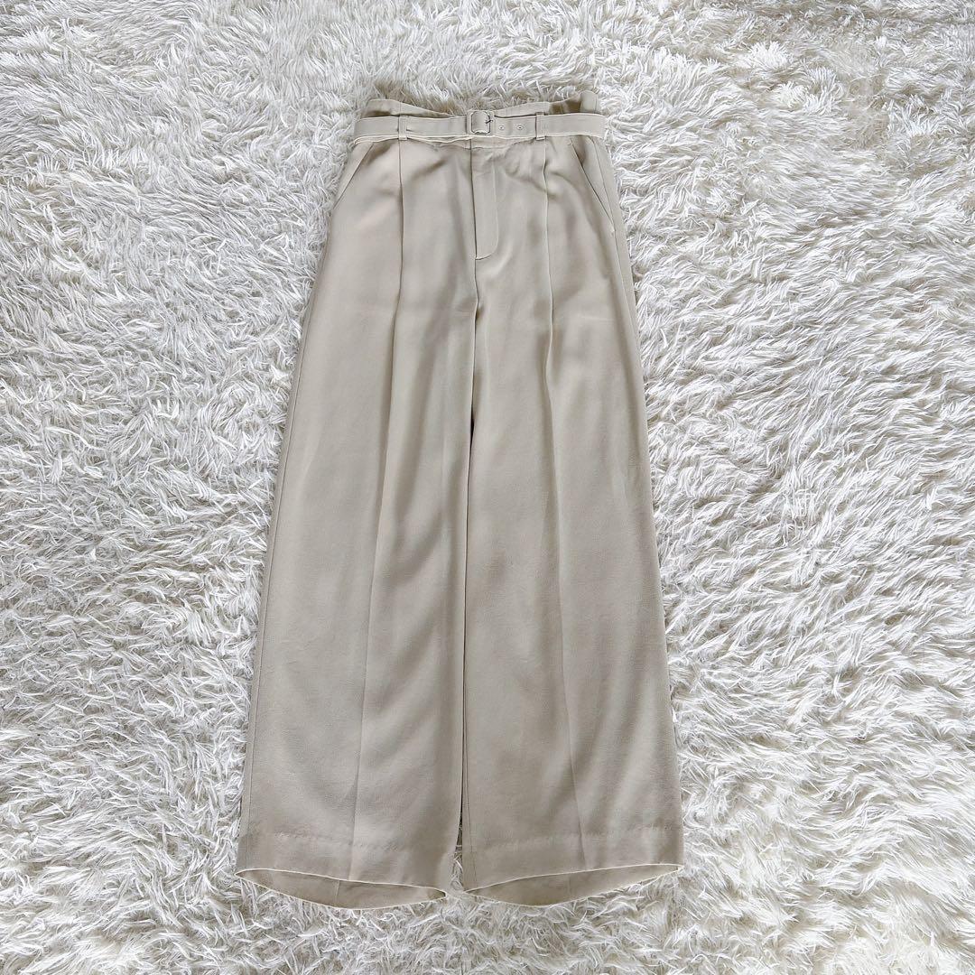 【グリーンレーベル】ダブルジャケット パンツ スーツセットアップ クリームカラー