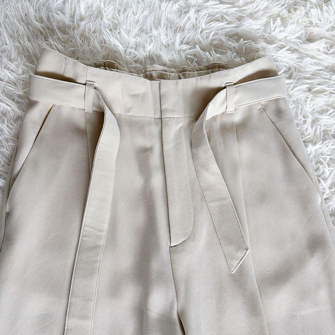 【グリーンレーベル】ダブルジャケット パンツ スーツセットアップ クリームカラー