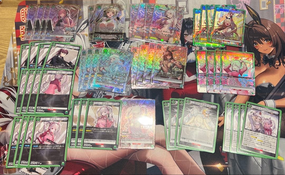 UNION ARENA 勝利の女神 NIKKE 緑　アリス　デッキ パラレル