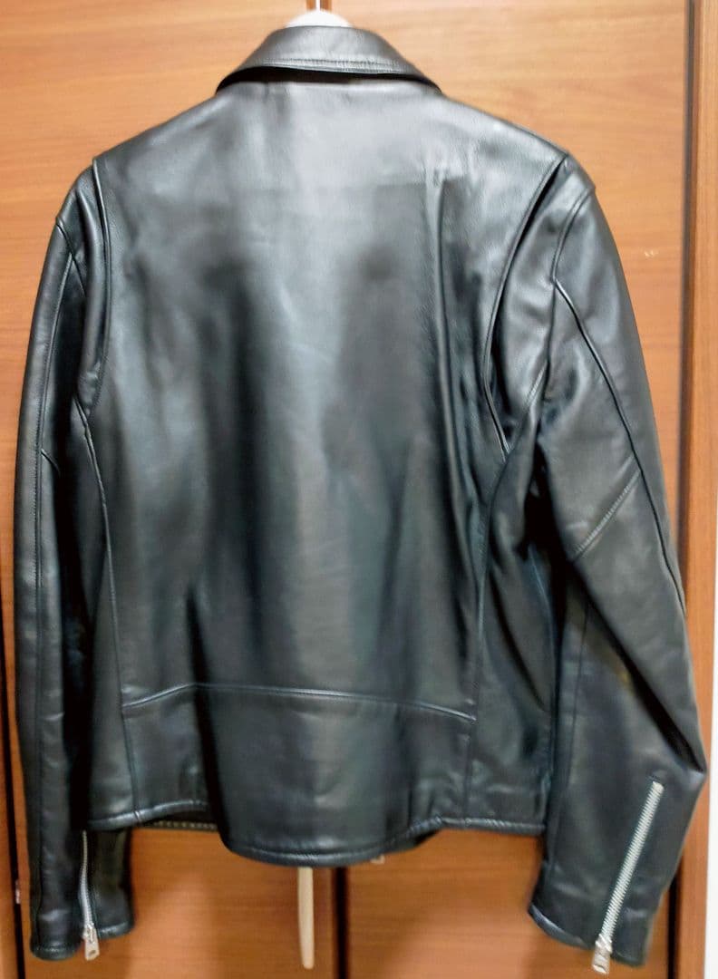 JACKROSE 羊革ダブルライダースジャケット 5(XL)ブラック 美品！