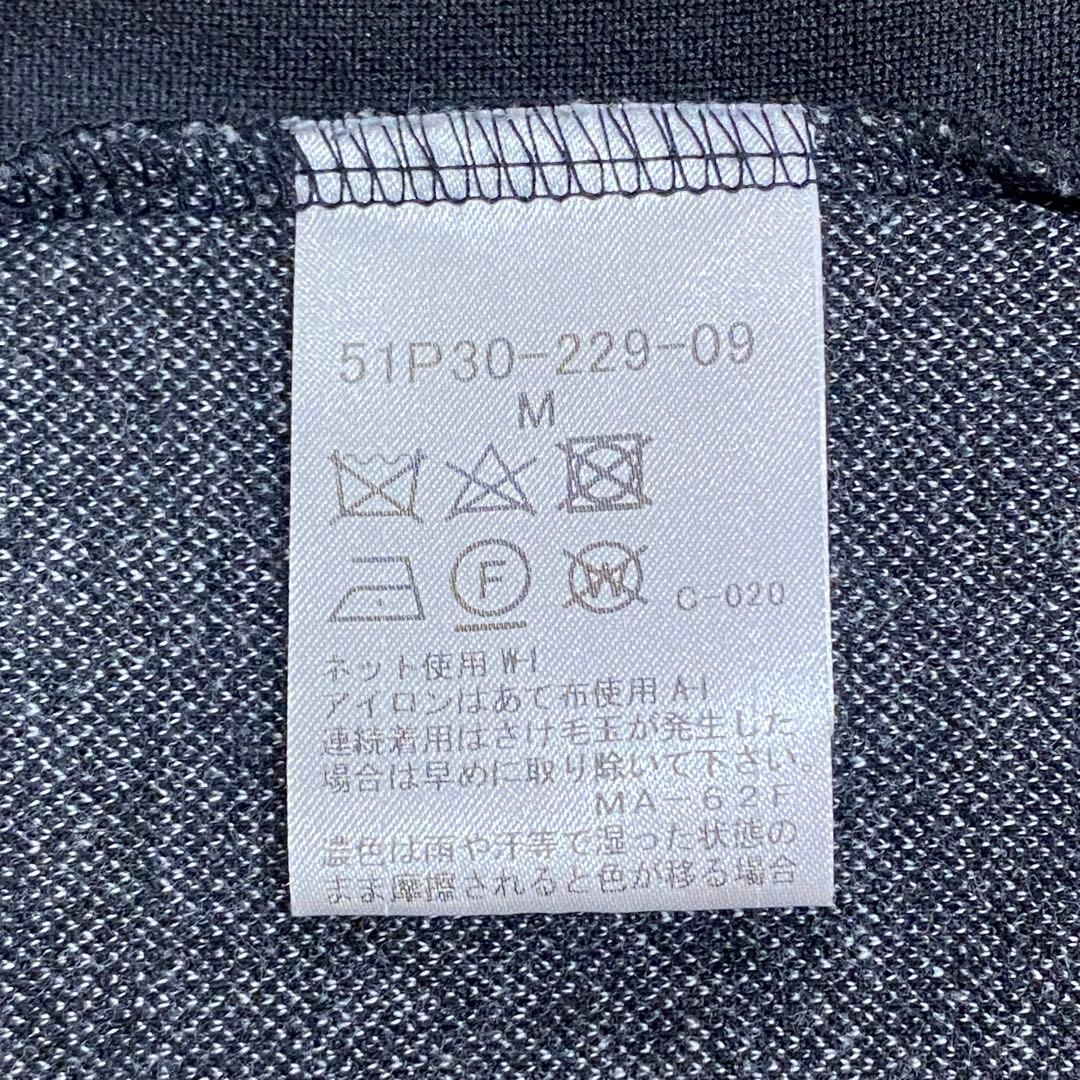 【美品】ブラックレーベルクレストブリッジ ニットソー　黒xグレー　M