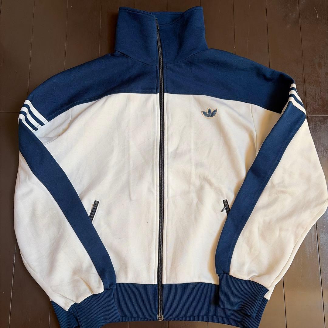 70s adidas アディダス トラックジャケット　西ドイツ製　古着