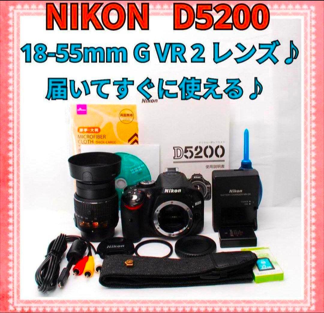 大人気モデル✨NIKON✨D5200✨高機能レンズ✨