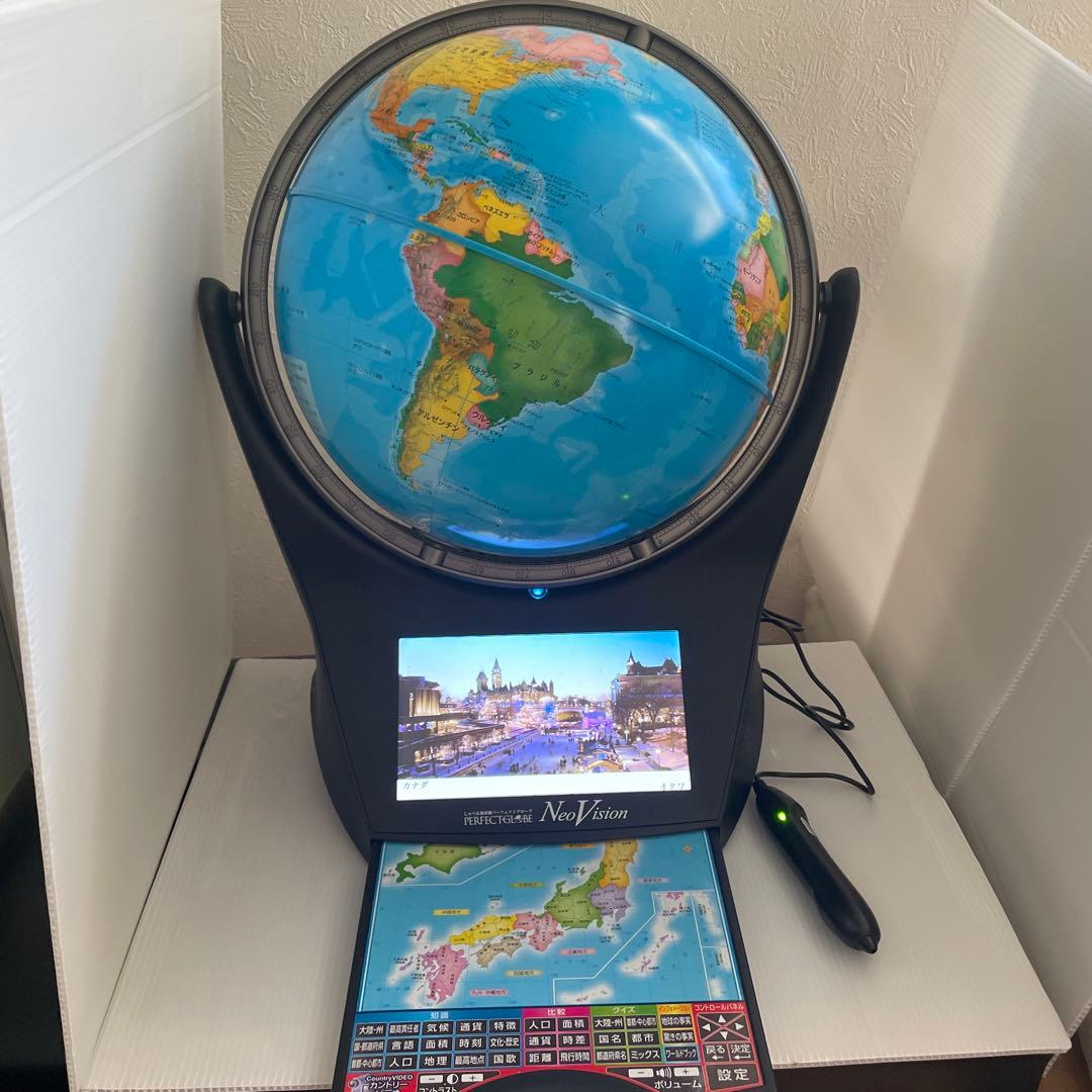 【データ更新、メモリー交換済み】ドウシシャ　しゃべる地球儀　PG-NV15