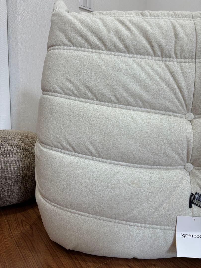 【10/8〜12迄値下げ】リーンロゼトーゴ1Pソファ50周年モデルアイボリー