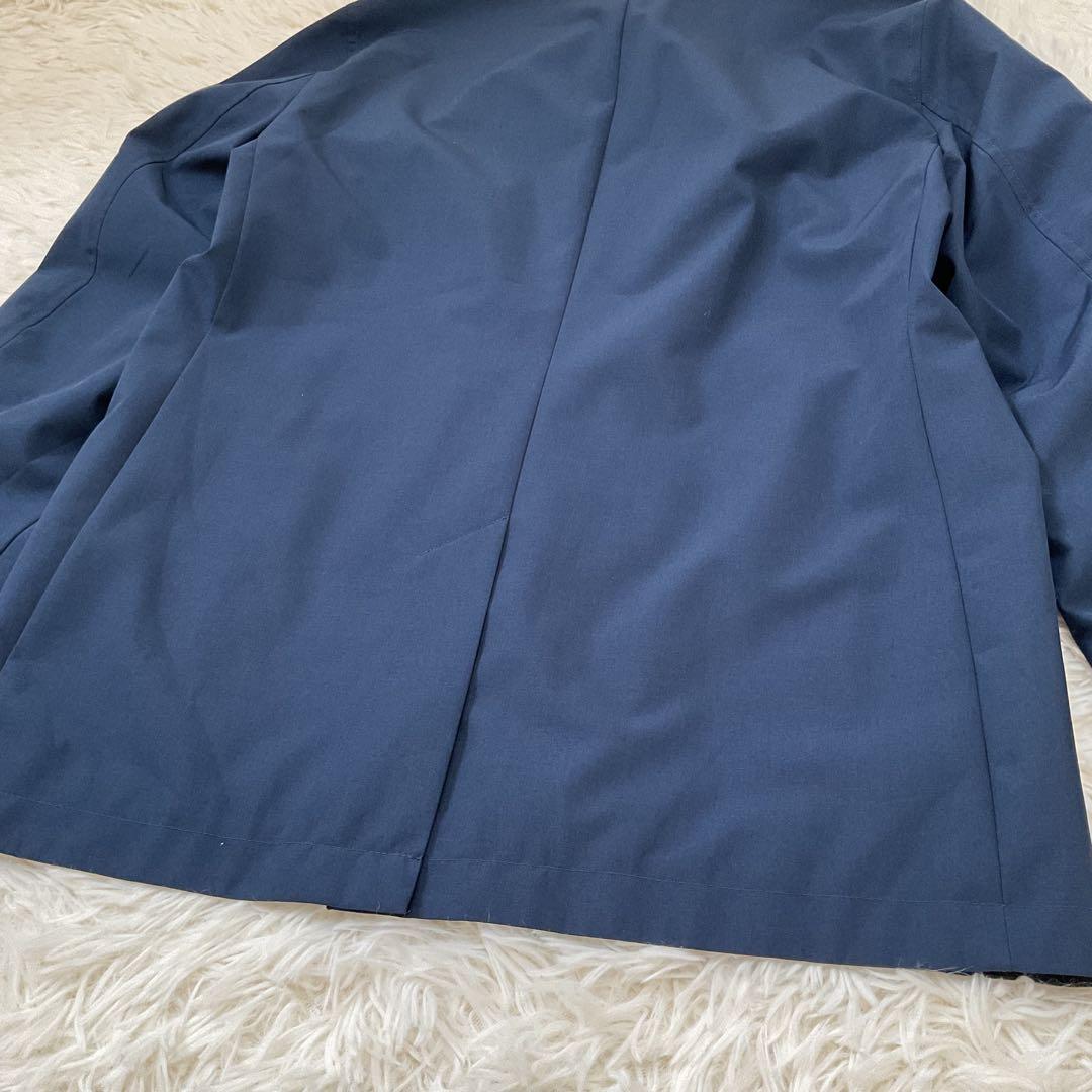 美品♪ブルックスブラザーズ コート ジャケット ネイビー Mサイズ　裏地チェック