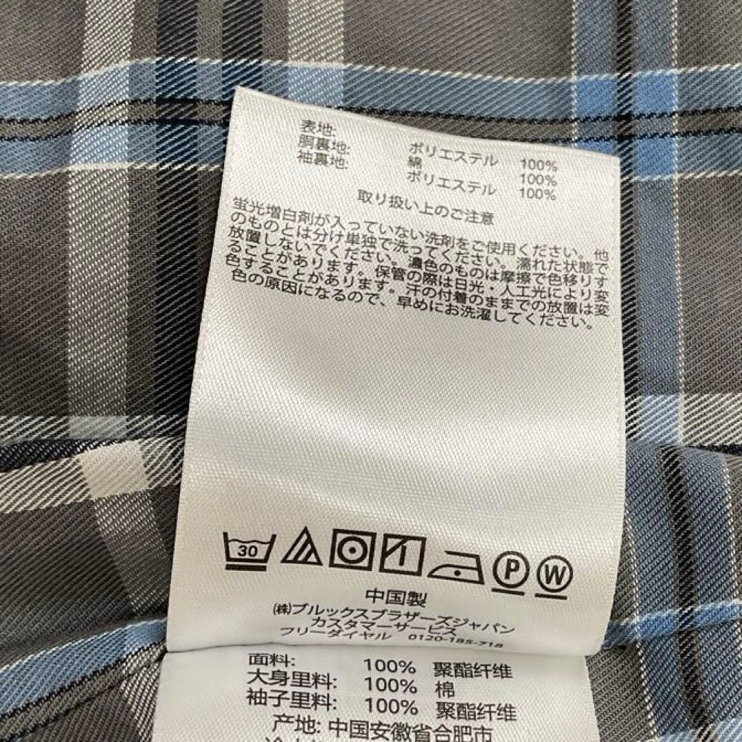 美品♪ブルックスブラザーズ コート ジャケット ネイビー Mサイズ　裏地チェック