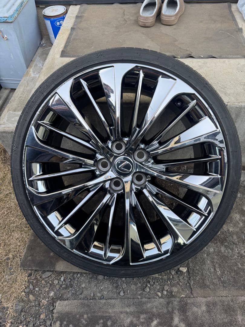 引き取り限定 LS500純正OPホイール 4本 スパッタリング 20インチ