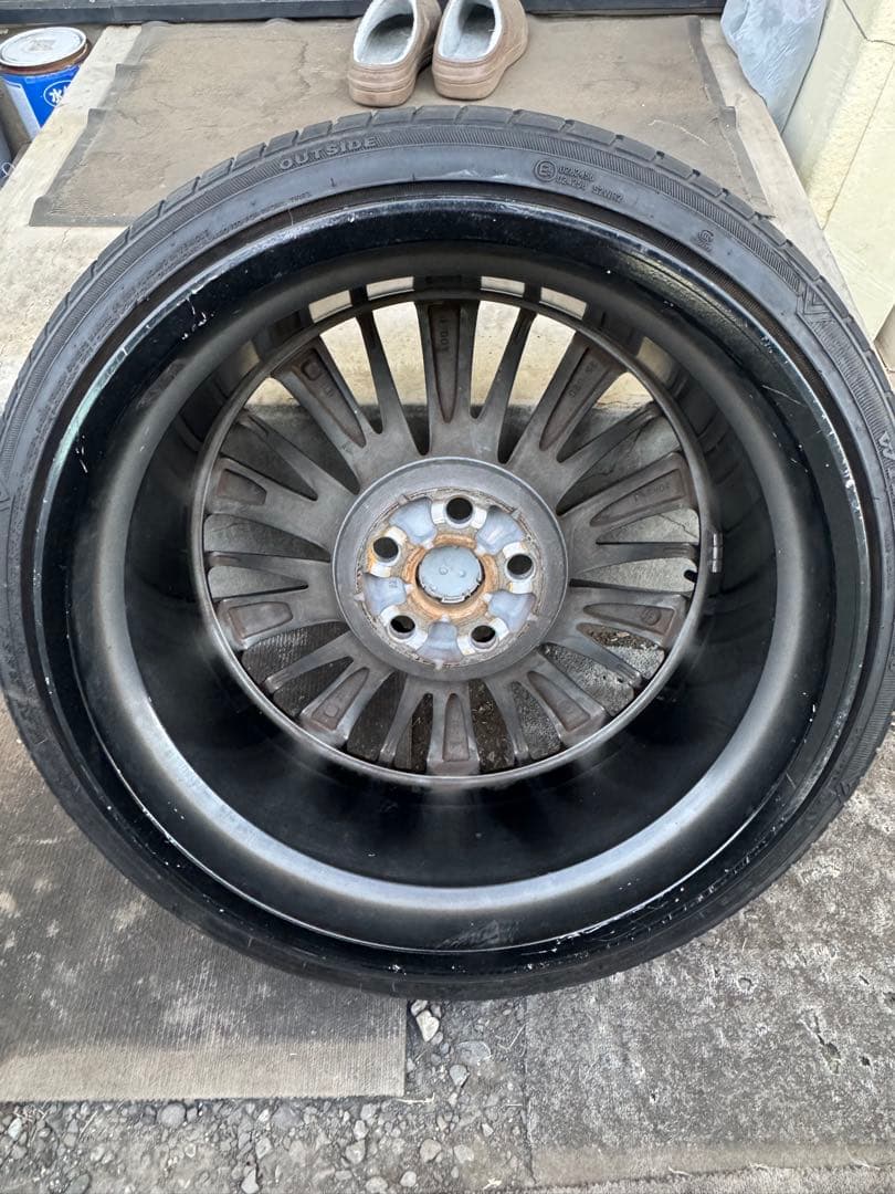 引き取り限定 LS500純正OPホイール 4本 スパッタリング 20インチ