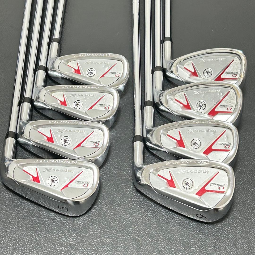 ヤマハ inpres X D STEEL アイアン 8本 スチール R 名器