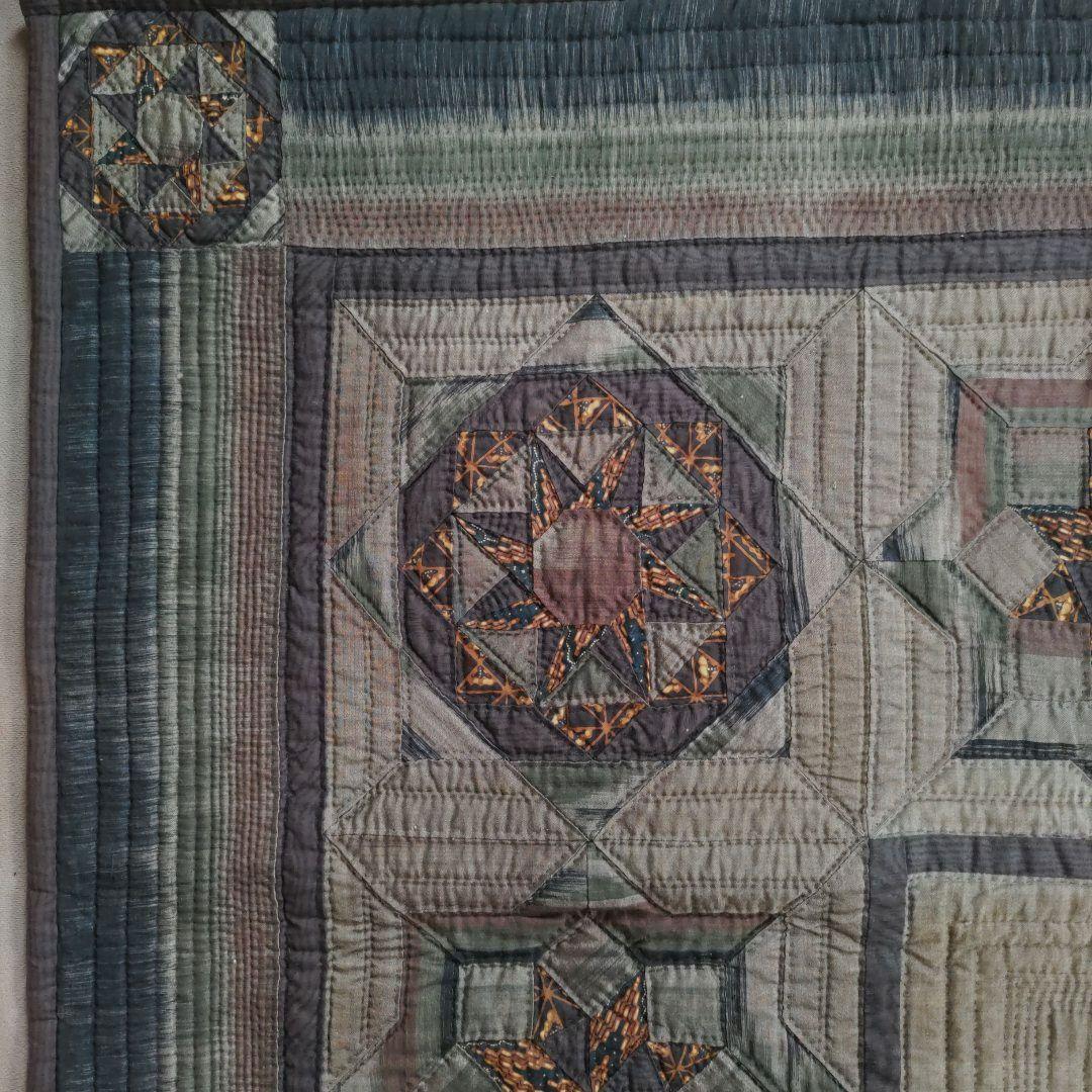 ハンドメイド　パッチワーク　タペストリー