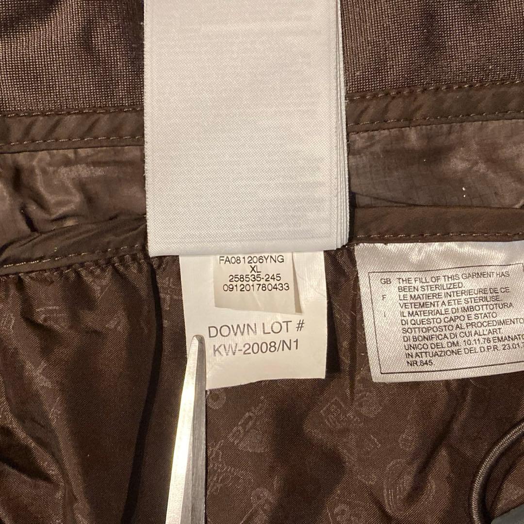 〈NIKE ACG〉ダウンジャケット　茶色　XL 刺繍デザイン希少カラー