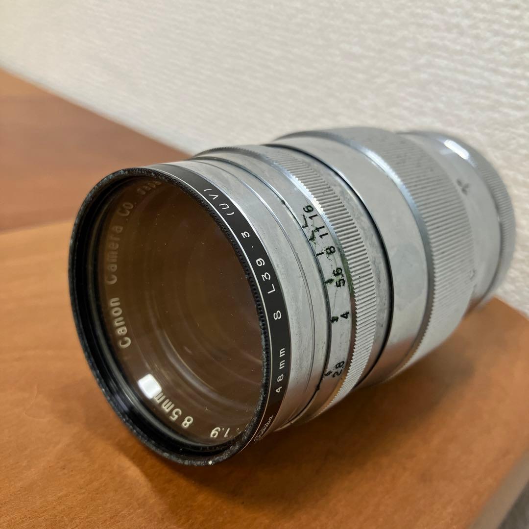 年代物 Canon キャノン 1:2 f:5cm f:1.9 85mm レンズ