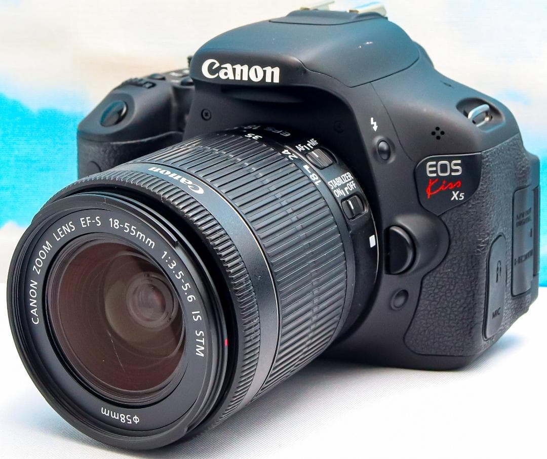 Canon キャノン Kiss X5⭐️スマホに転送⭐高速レンズ⭐初心者でも安心