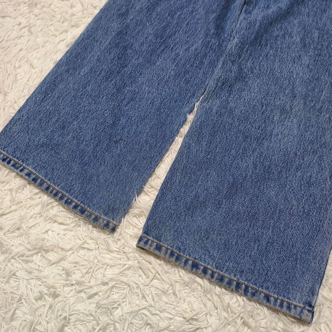 Na.e ナエ　Wide Loose Jeans _Deep Blue