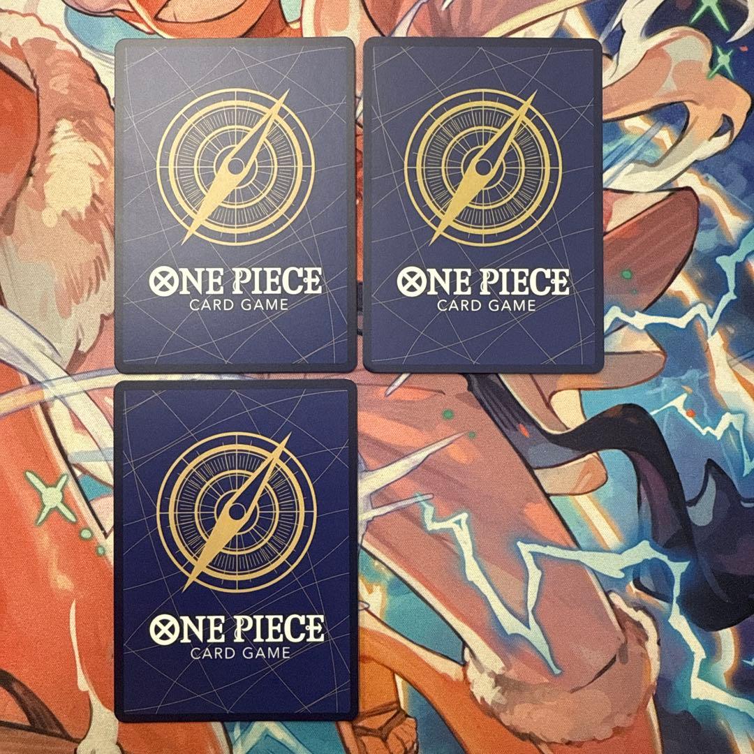 【3枚セット】　モンキー・・ルフィ　パラレル　シークレット