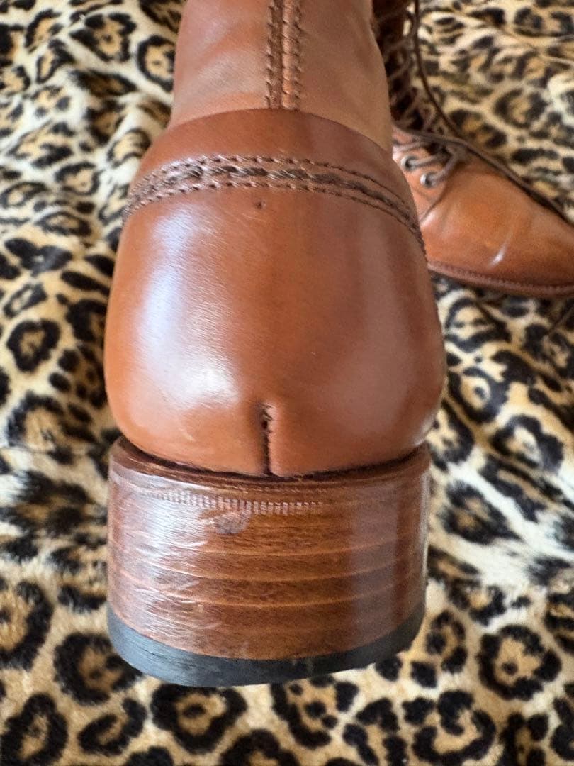 chausser ショセ plus コードバン ブーツ 茶 日本製