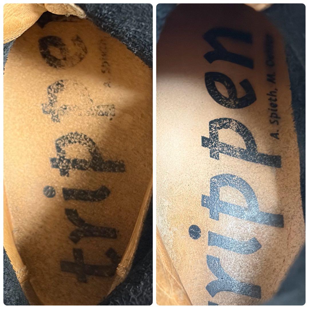 trippen トリッペン ロングブーツ 37 本革 黒 サイドジップ ドイツ製