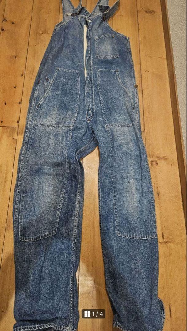 ワ*ン様 ANACHRONORM　アナクロノーム　デニムオーバーオール