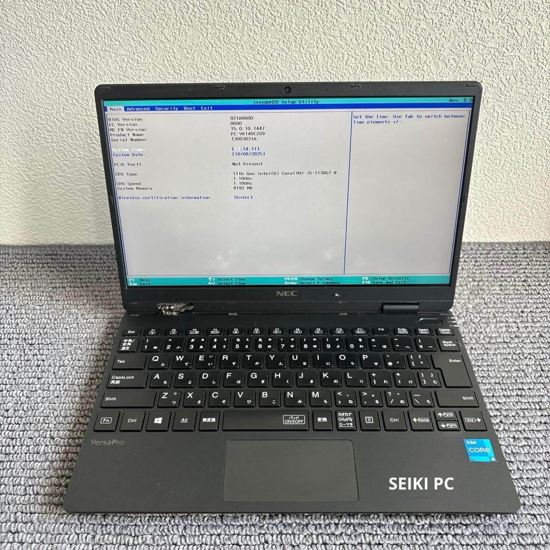 NEC versapro VC-9 i5第11世代　メモリ8GB #6501