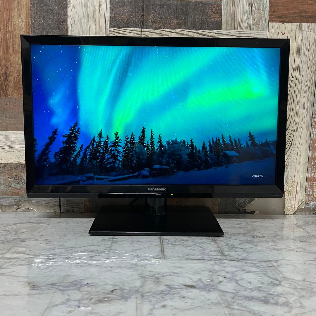 即日受渡❣️全国送料込4年前購入パナソニック24型液晶テレビWチューナー裏番組録