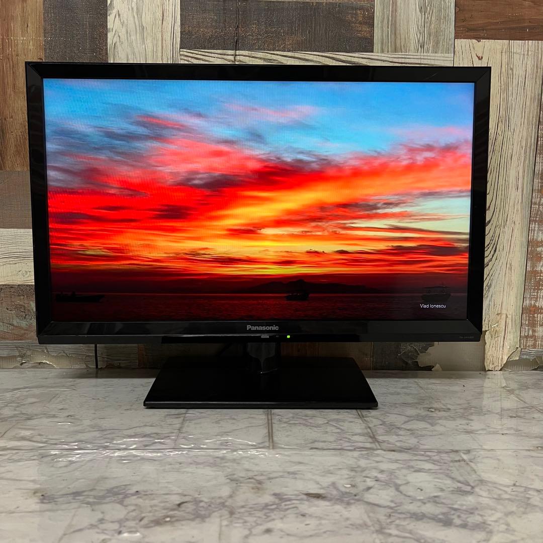 即日受渡❣️全国送料込4年前購入パナソニック24型液晶テレビWチューナー裏番組録