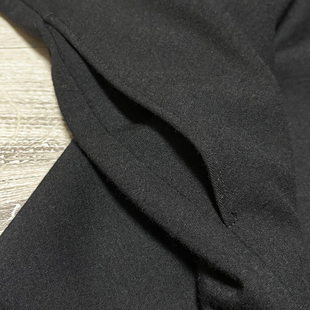 theory luxeセオリー黒ブラック フレアスカート ウールスカートSサイズ