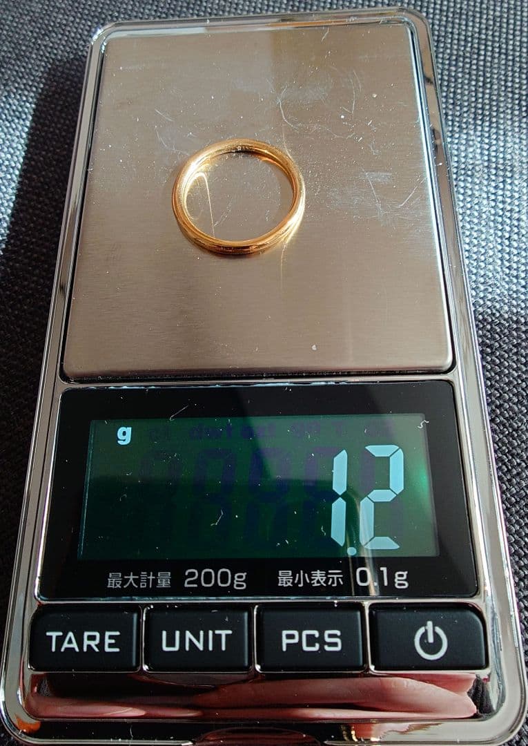 K18ゴールドリング1.2g 11号