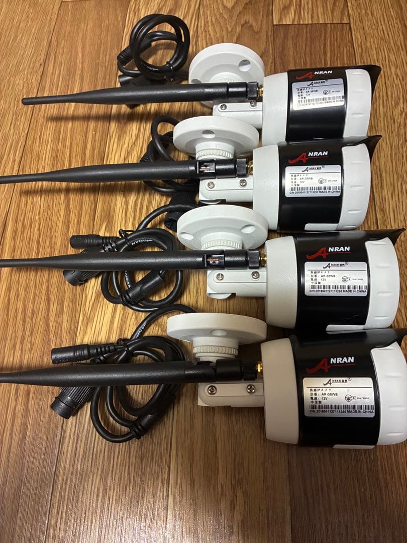 ANRAN防犯カメラレコーダーセット130万画素