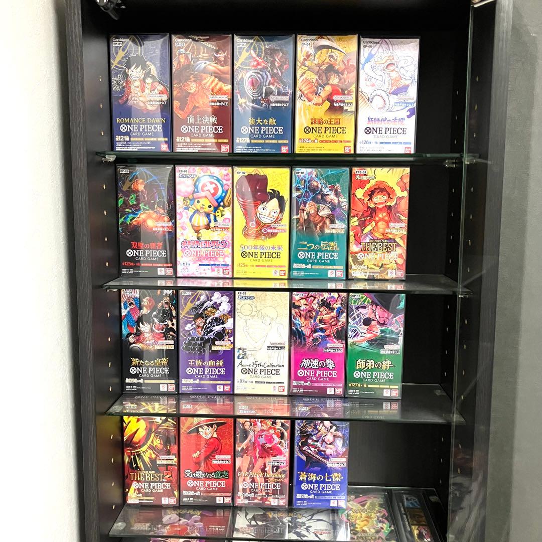 ワンピースカードBOX まとめ売り テープ付き新品未開封BOX 初版