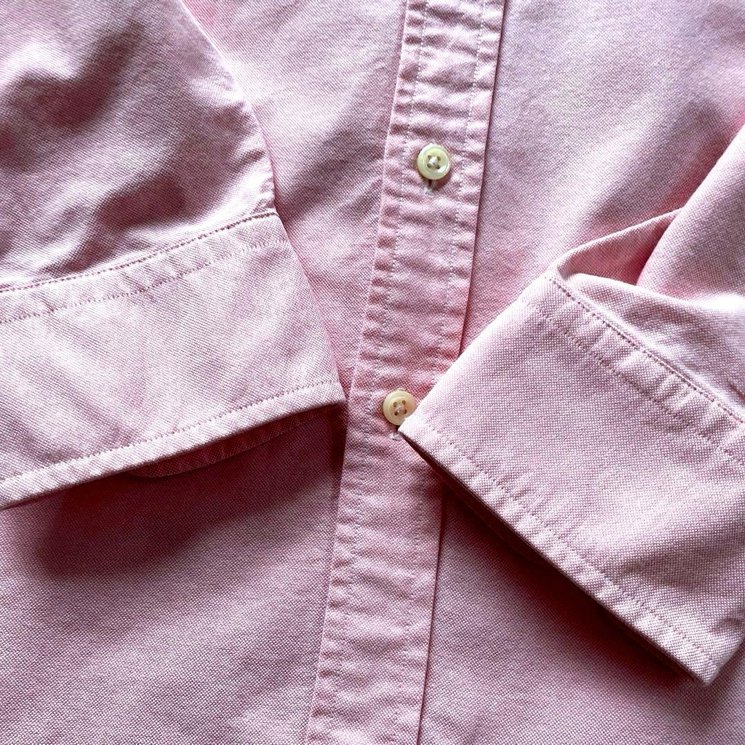 美品　ラルフローレン　M オックスフォードシャツ　　ポニー　ボタンダウン　ピンク