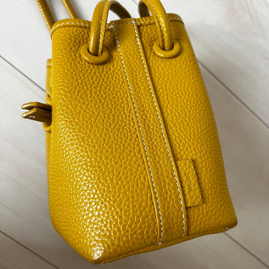 vasic bond mini mini ハンドバッグ　イエロー