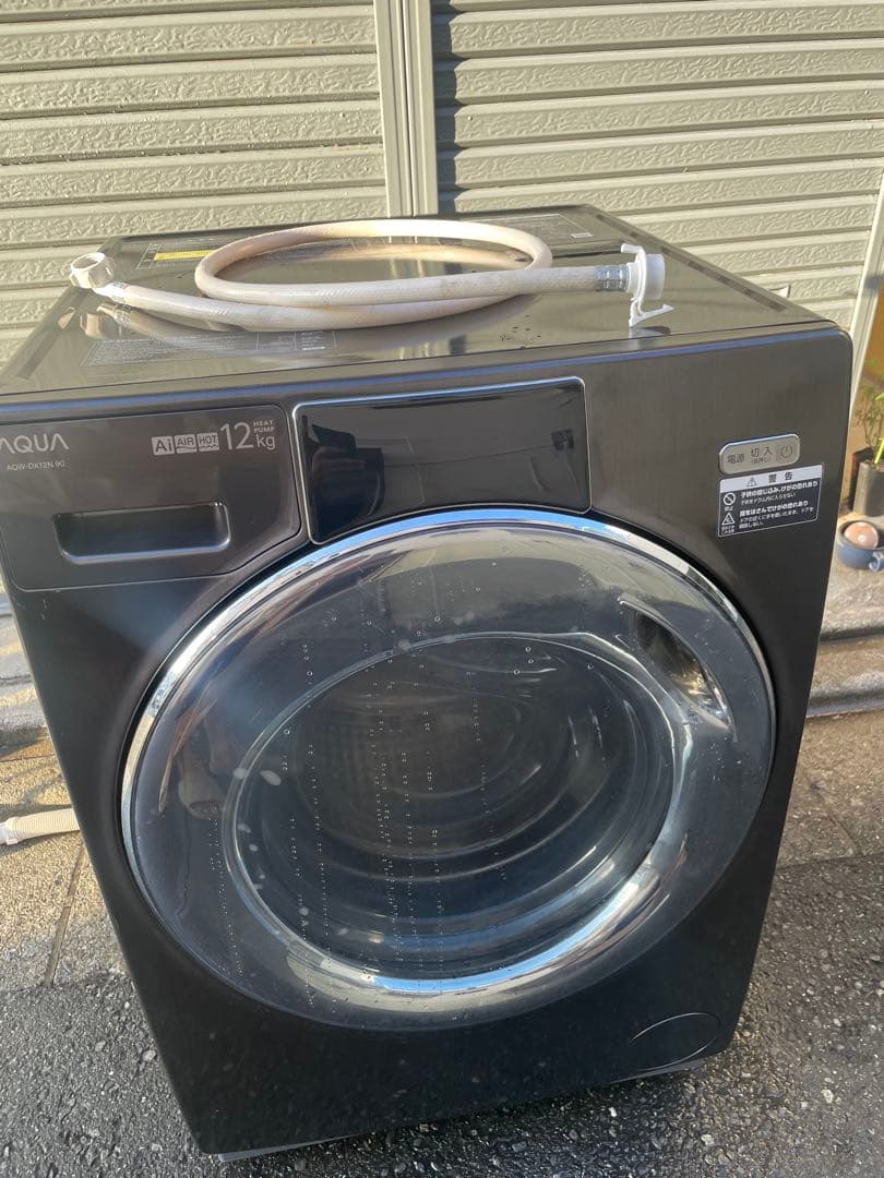 めみ様の専門　ドラム式洗濯乾燥機 シルキーブラック AQW-DX12N-K