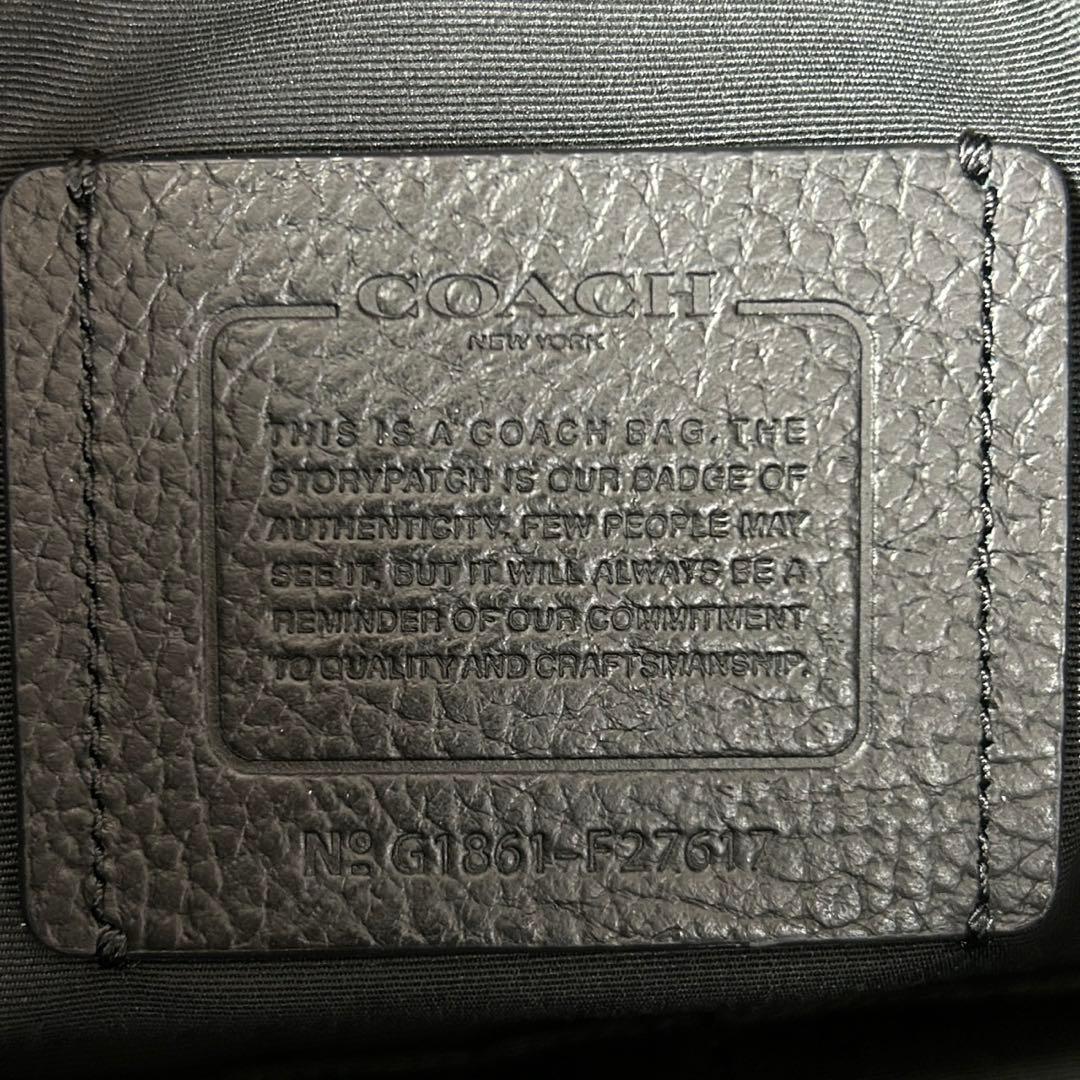 ✅【良品】定価11万　メンテ済み　コーチ　ビジネスバッグ　COACH レザー