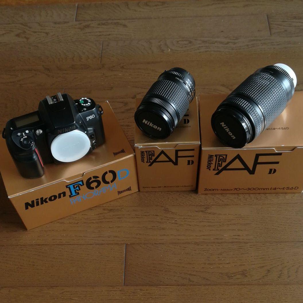 【美品】ニコンカメラ　NIKON F60D PANORAMA BLACK