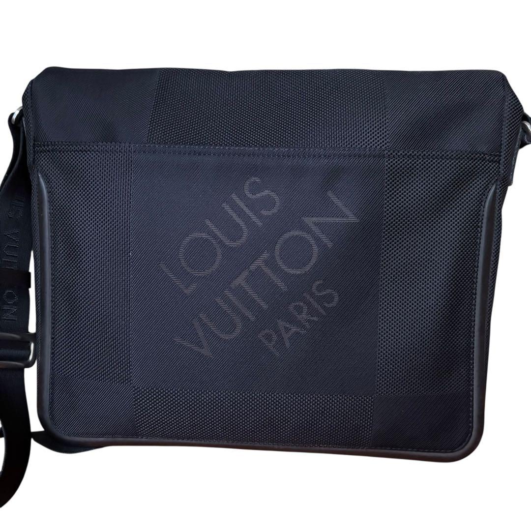 美品　ルイヴィトン ダミエジェアン メサジェ ノワール 斜め掛け ショルダー