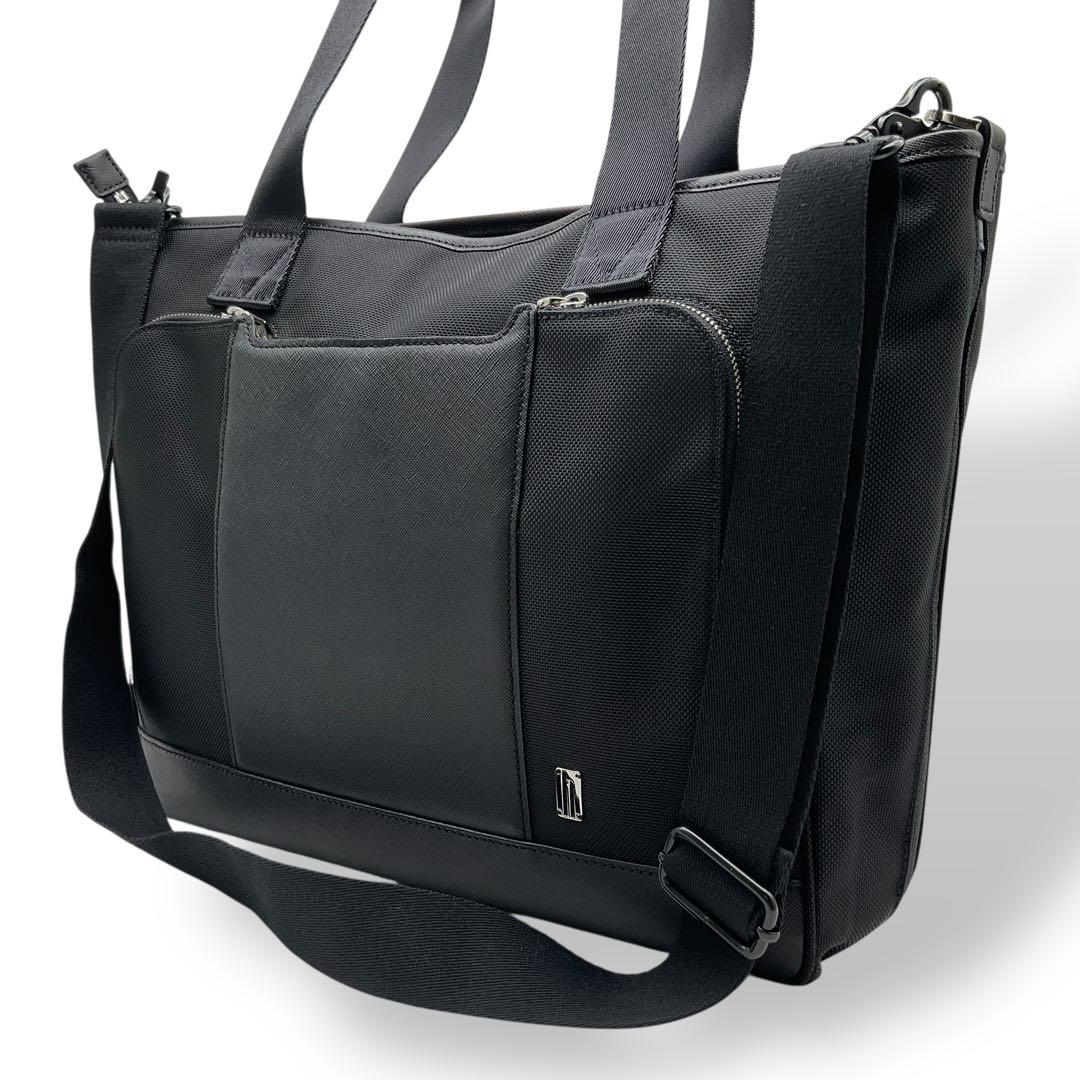 美品 ハートマン ビジネスバッグ トートバッグ ジェイビズ3 ナイロン レザー